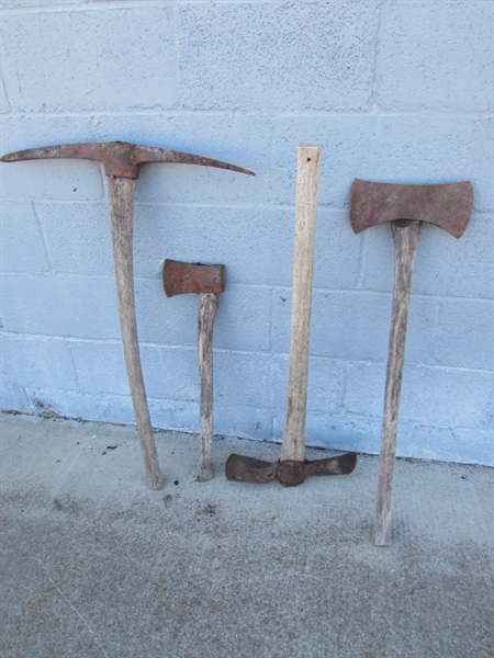 PICKAXE, DOUBLE HEAD AXE, SINGLE AXE & MATTOCK