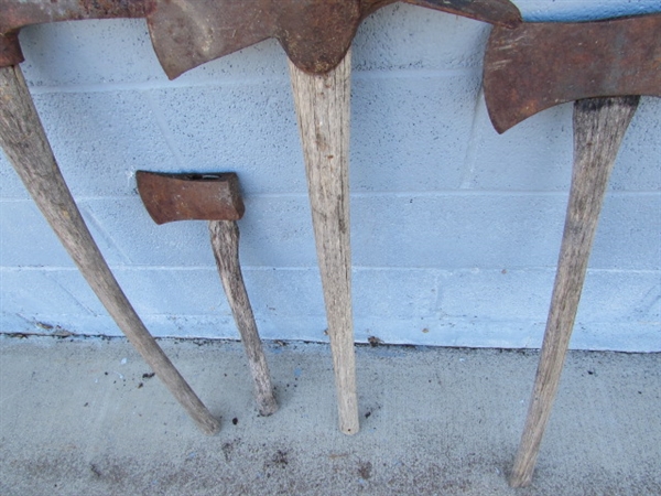 PICKAXE, DOUBLE HEAD AXE, SINGLE AXE & MATTOCK