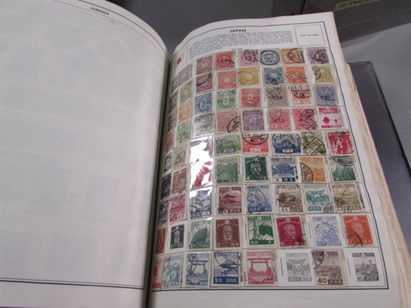 3 ALBUM SET OF POSTAGE STAMPS