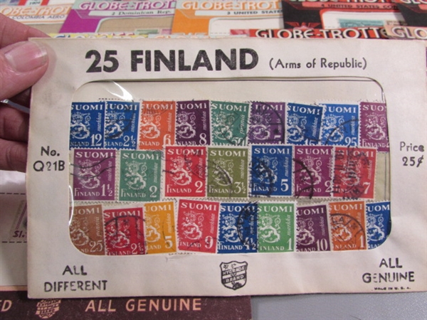 40+ COLLECTORS STAMP SETS- FOREIGN & DOMESTIC