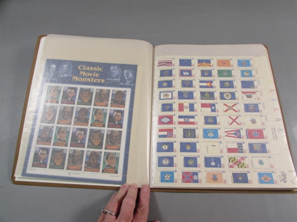 MINT SHEET FILE POSTAGE STAMP FILE W/STAMPS