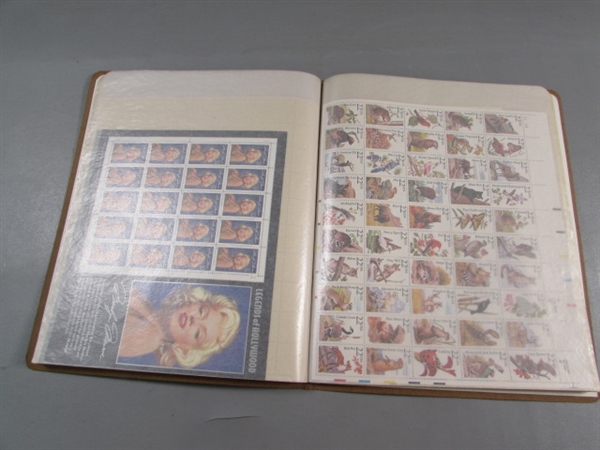 MINT SHEET FILE POSTAGE STAMP FILE W/STAMPS