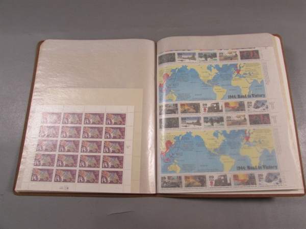 MINT SHEET FILE POSTAGE STAMP FILE W/STAMPS