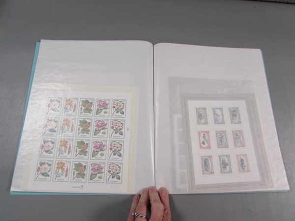 G&K MINT SHEET FILE FOR POSTAGE STAMPS W/STAMPS