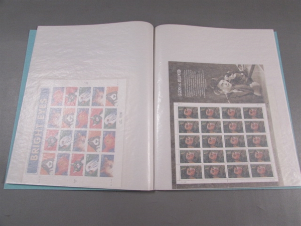 G&K MINT SHEET FILE FOR POSTAGE STAMPS W/STAMPS