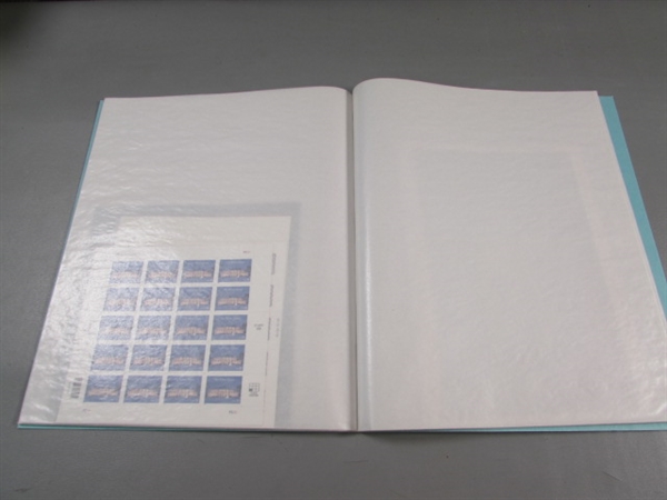 G&K MINT SHEET FILE FOR POSTAGE STAMPS W/STAMPS