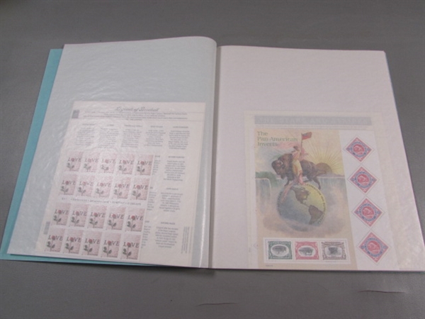 G&K MINT SHEET FILE FOR POSTAGE STAMPS W/STAMPS