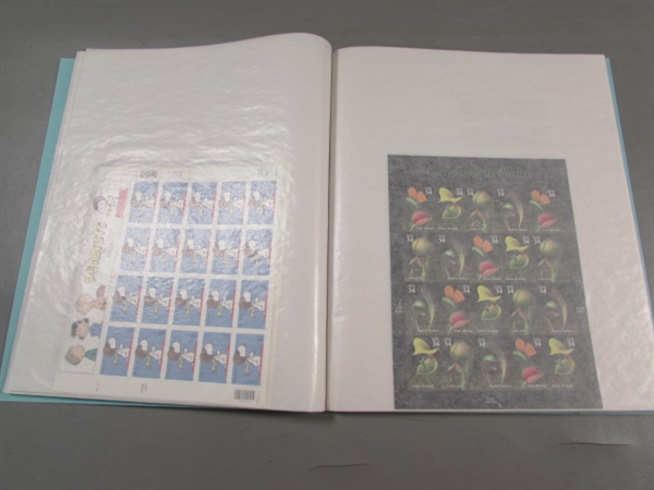 G&K MINT SHEET FILE FOR POSTAGE STAMPS W/STAMPS