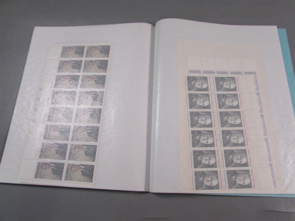 G&K MINT SHEET FILE FOR POSTAGE STAMPS W/STAMPS