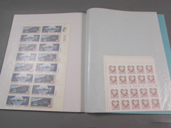 G&K MINT SHEET FILE FOR POSTAGE STAMPS W/STAMPS