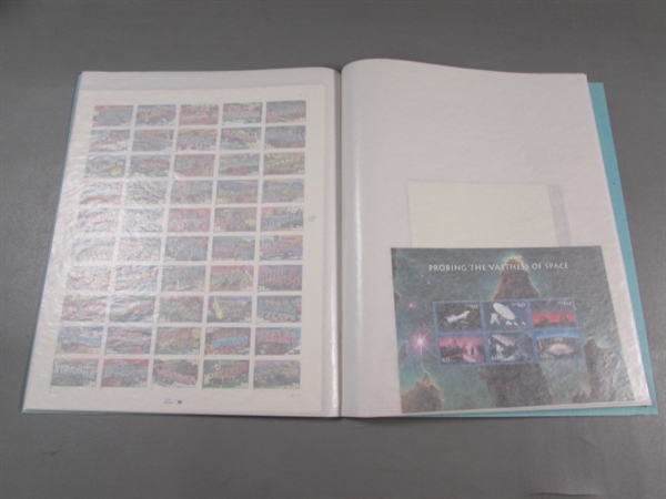 G&K MINT SHEET FILE FOR POSTAGE STAMPS W/STAMPS