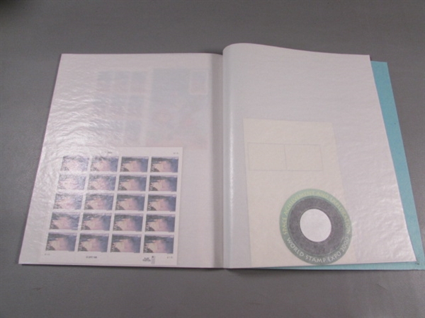 G&K MINT SHEET FILE FOR POSTAGE STAMPS W/STAMPS