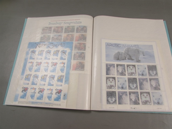 G&K MINT SHEET FILE FOR POSTAGE STAMPS W/STAMPS