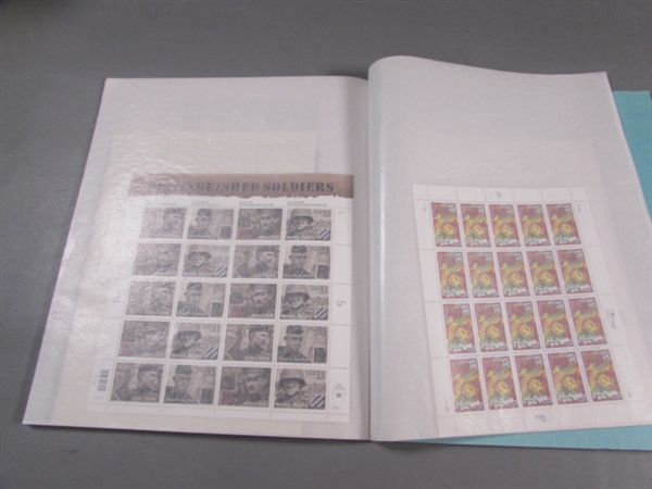 G&K MINT SHEET FILE FOR POSTAGE STAMPS W/STAMPS