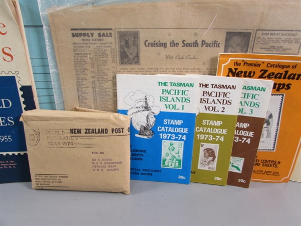 LARGE COLLECTION OF SUPPLIES FOR STAMP COLLECTING