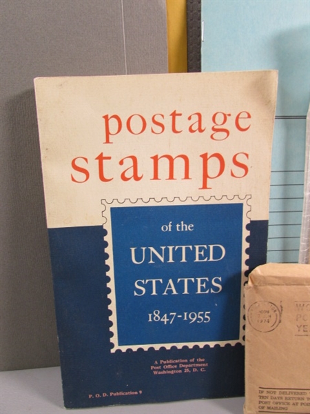 LARGE COLLECTION OF SUPPLIES FOR STAMP COLLECTING