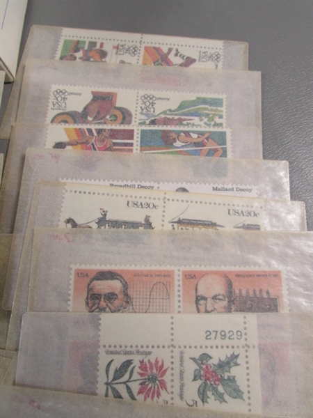 BOXES & GLASSINE ENVELOPES OF POSTAGE STAMPS FROM AROUND THE WORLD