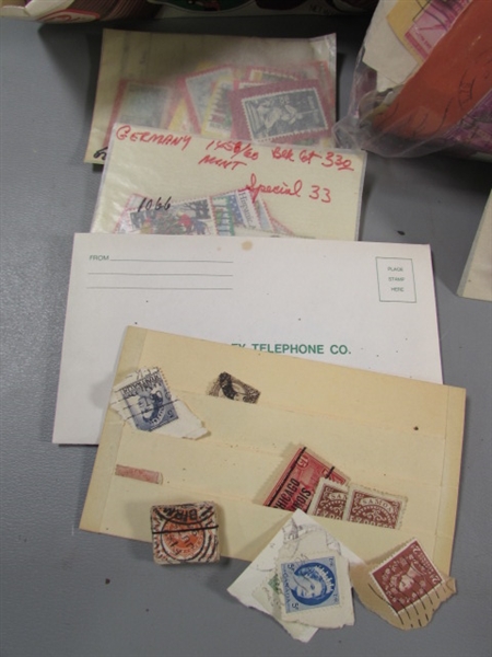 HUGE COLLECTION OF VARIOUS POSTAGE STAMPS