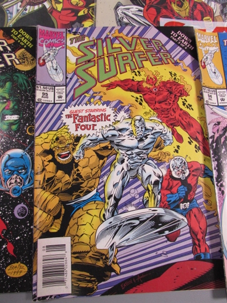 VINTAGE MARVEL COMICS - SPIDERMAN, SILVER SURFER, WOLVERINE & MORE