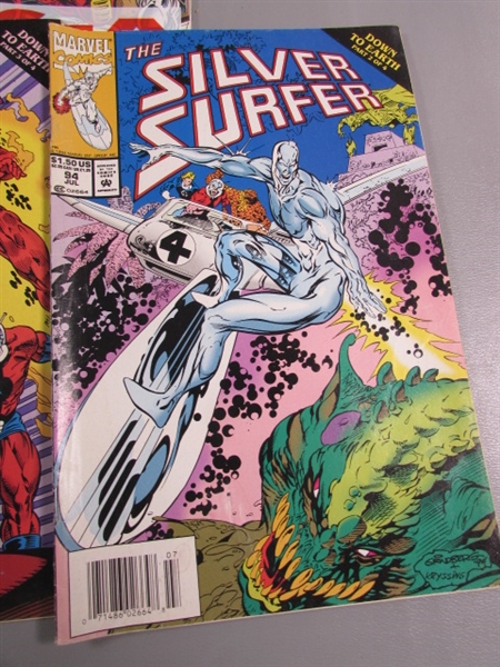 VINTAGE MARVEL COMICS - SPIDERMAN, SILVER SURFER, WOLVERINE & MORE