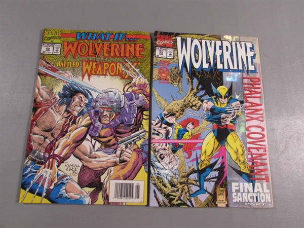 VINTAGE MARVEL COMICS - SPIDERMAN, SILVER SURFER, WOLVERINE & MORE