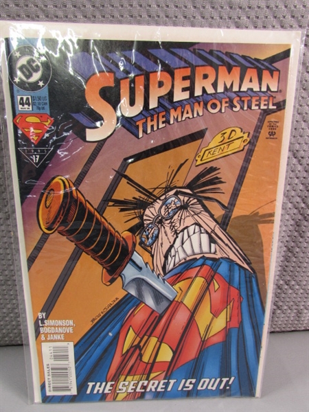 VINTAGE DC COMICS - SUPERMAN, BATMAN & MORE