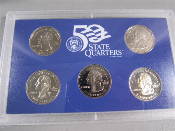 2000 UNITED STATES MINT PROOF SET & STATE QUARTERS