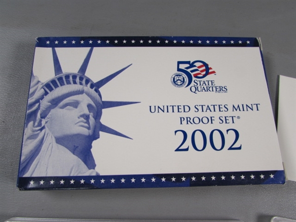 2002 UNITED STATES MINT PROOF SET & STATE QUARTERS