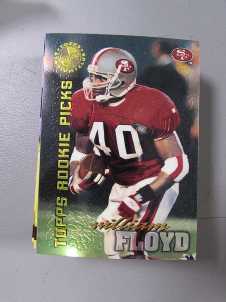 VARIOUS FOOTBALL TRADING CARDS - TRIPLE ROW BOX PLUS OTHERS