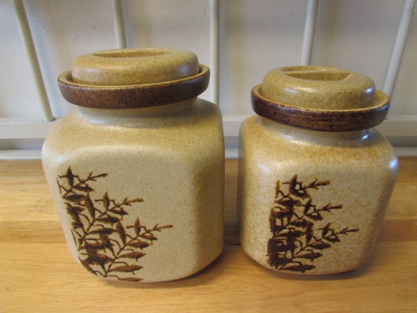 STONEWARE CANISTER SET