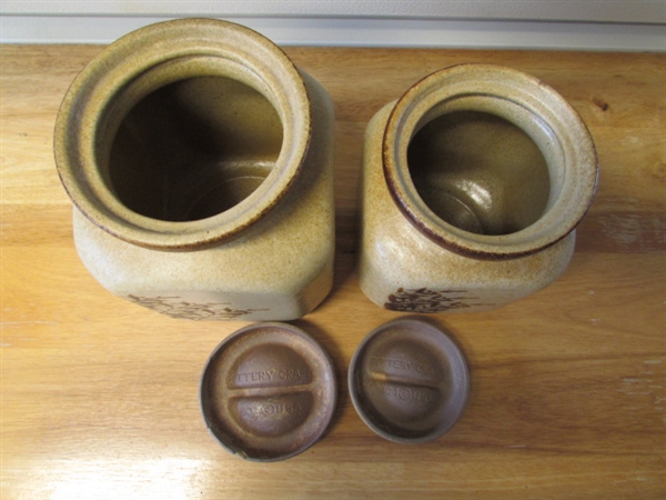 STONEWARE CANISTER SET