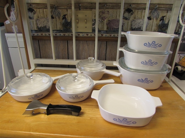 CORNING WARE BAKEWARE CORNFLOWER