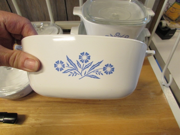 CORNING WARE BAKEWARE CORNFLOWER