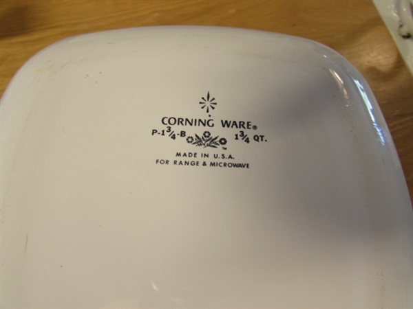 CORNING WARE BAKEWARE CORNFLOWER