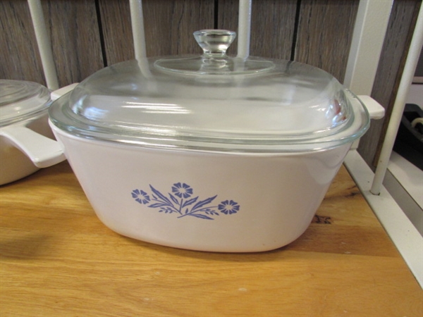 CORNING WARE BAKEWARE CORNFLOWER