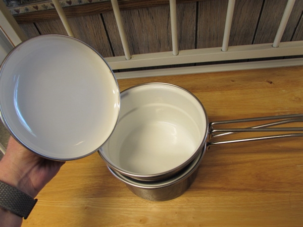 ALUMINUM & ENAMELWARE COOKWARE