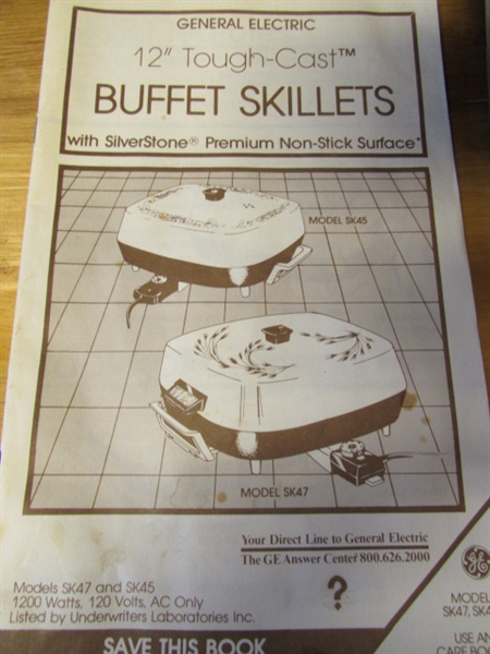 ELECTRIC SKILLET & DEEP FRYER