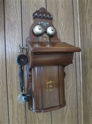 ANTIQUE DANISH WALL TELEPHONE