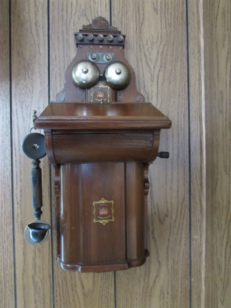 ANTIQUE DANISH WALL TELEPHONE