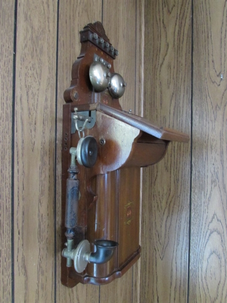 ANTIQUE DANISH WALL TELEPHONE