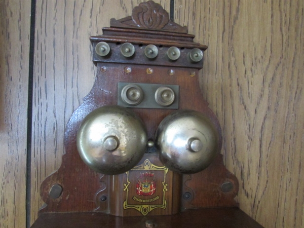 ANTIQUE DANISH WALL TELEPHONE