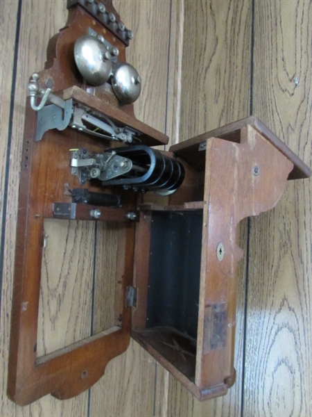 ANTIQUE DANISH WALL TELEPHONE