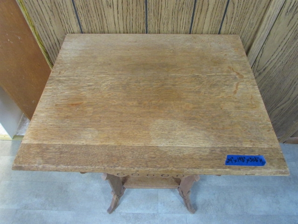 ANTIQUE EASTLAKE SIDE TABLE