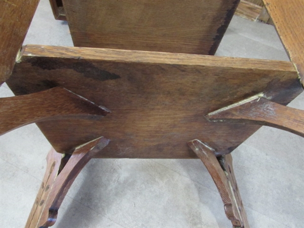 ANTIQUE EASTLAKE SIDE TABLE