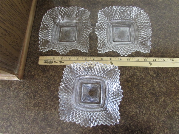 MORE CLEAR GLASS SERVING BOWLS & DISHES