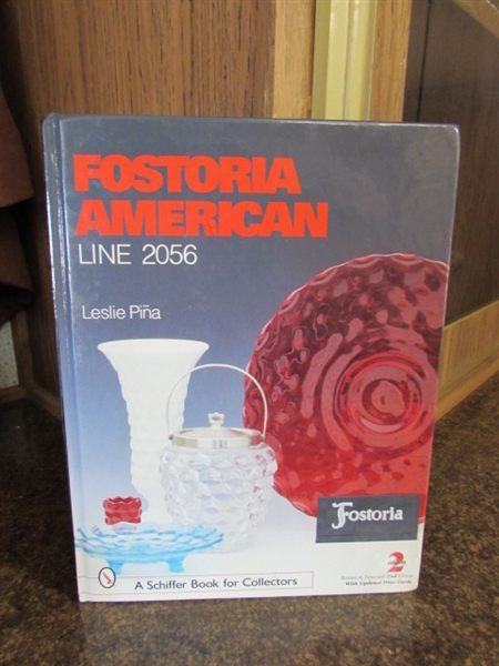 VINTAGE FOSTORIA GLASSWARE & COLLECTORS BOOK