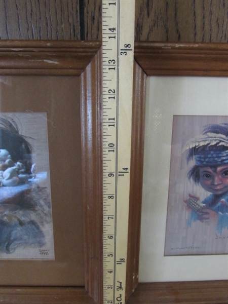 PAIR OF CHILD PORTRAITS - 2 DIFFERENT ARTISTS