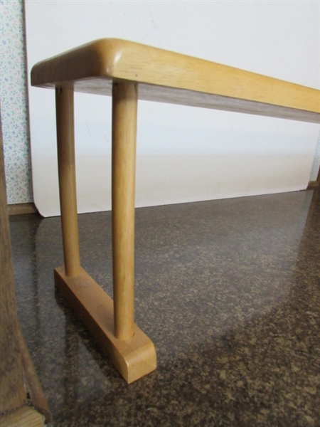 WOODEN RISER/SHELF