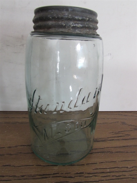 VINTAGE/ANTIQUE BLUE QUART JARS