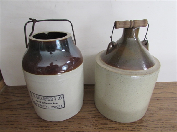 VINTAGE STONEWARE JUGS